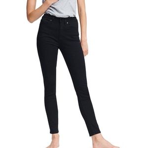 Rag & Bone jet black Nina high-rise ankle skinny jeans